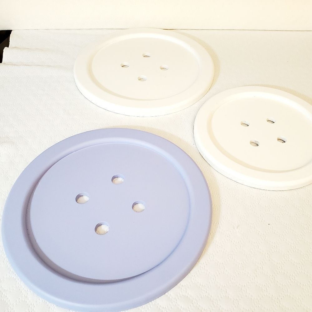 Blue Button Wall Decor - Picture 7 of 7